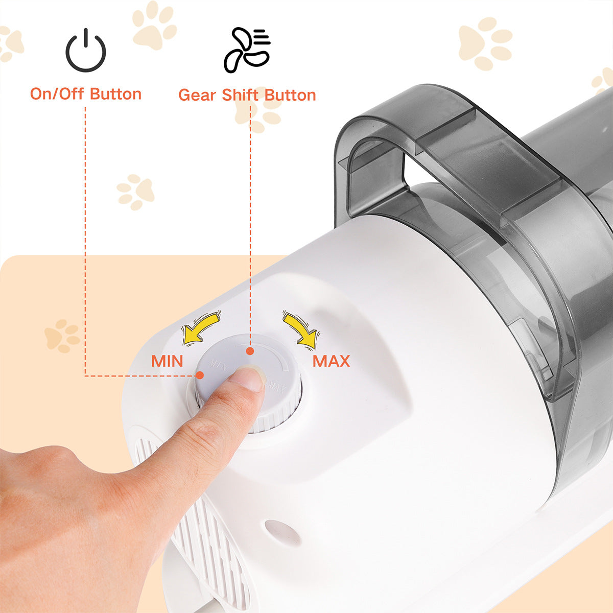 All in One Dog & Cat Grooming Vacuum for Shedding, Trimming & Hair Removal