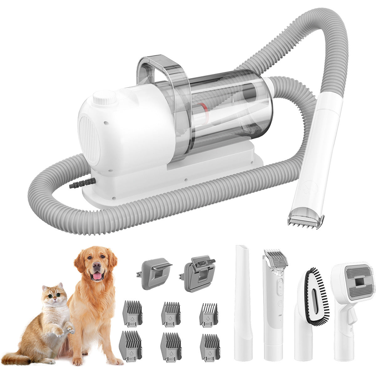 All in One Dog & Cat Grooming Vacuum for Shedding, Trimming & Hair Removal